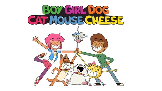 Boy Girl Dog Cat Mouse Cheese 1 01 Tv Show Family Channel Illico Tv
